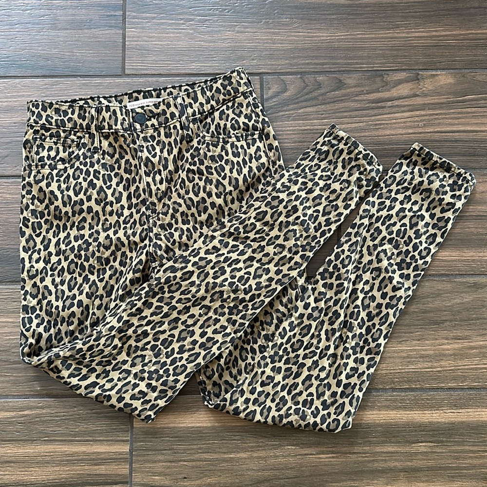 leopard skinny Levi’s